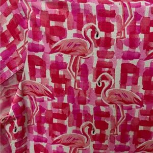 IBKUL Pink Flamingo Pattern Top